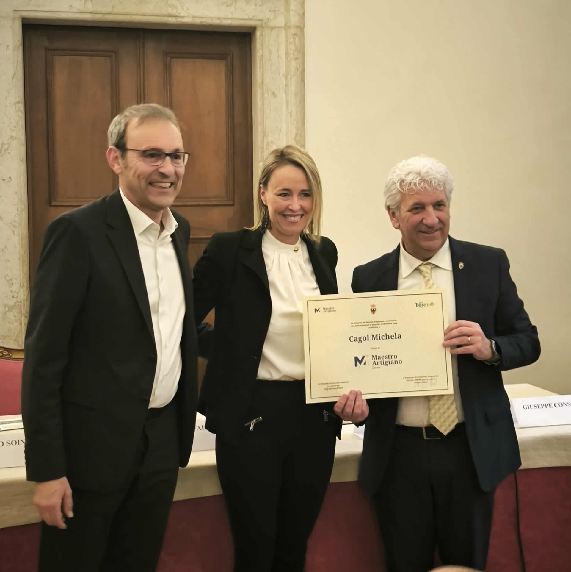 Michela Cagol, Maestro Artigiano in estetica
